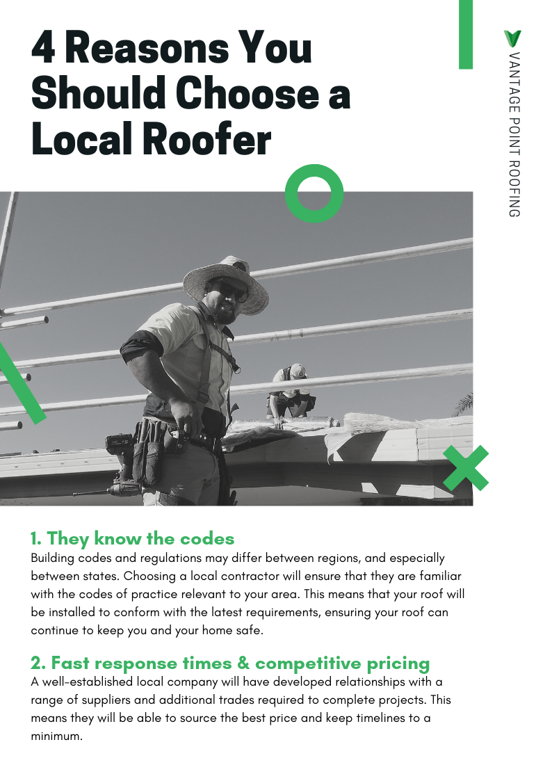 Reasons why you should choose a local roof contractor
