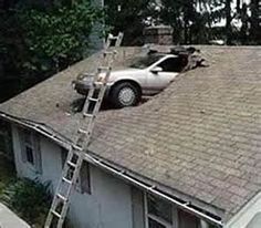 Metal Roofing - Brisbane - Roofing Fails - Honey have you seen the car?
